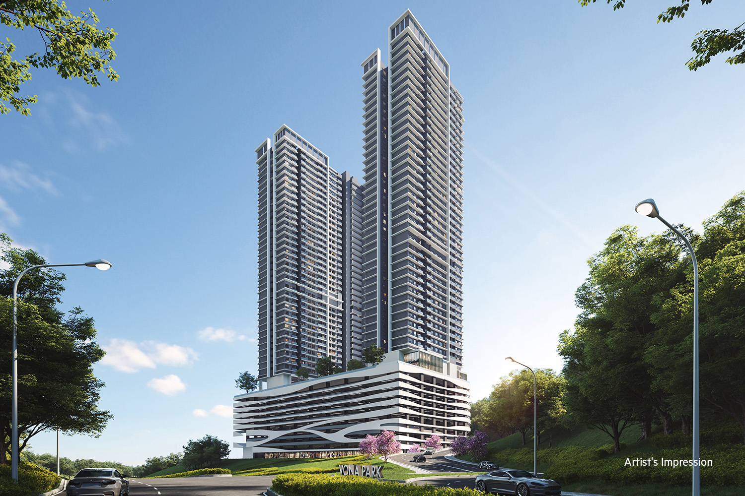 Artist's impression of a Vona high-rise development
